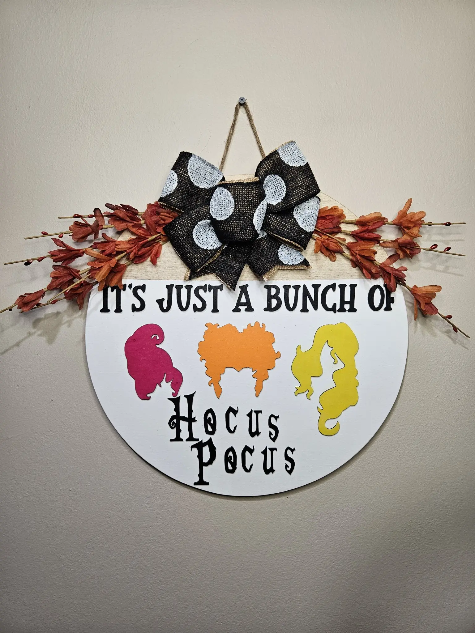 Custom Hocus Pocus Door Hanger