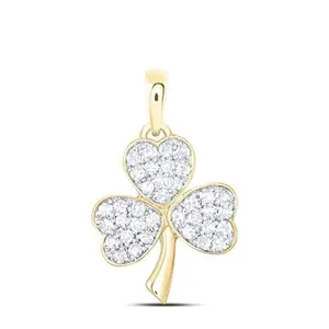 Elegant clover three leaf small pendant