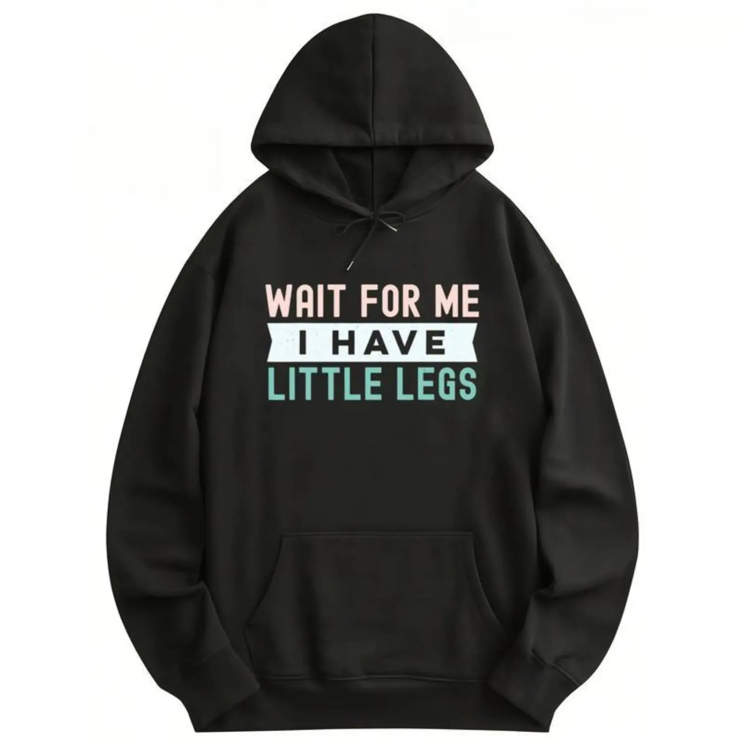 Funny Height Sarcasm Printed Hoodie Long Sleeve Outdoor Wear for Men & Women Soft Fabrics Pop Prints Hoodie
