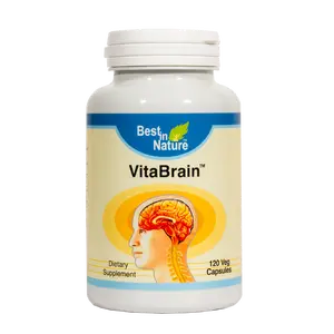VitaBrain Brain Support Supplement for Focus and Memory | Best in Nature - 120 Capsules