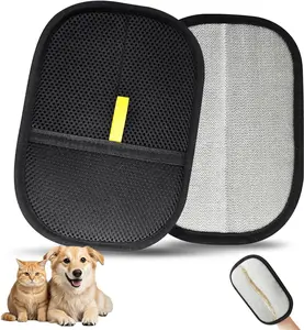 Pet Hair Remover Gloves for Cats & Dogs, Electrostatic Pet Hair Removal Gloves Brush for Pets Hair, Upgraded Animal Fur Removal Tool, Reusable Cats & Dogs Grooming Gloves for Hair electro  static  gloves