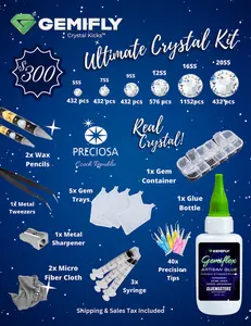 GEMIFLY DIY Ultimate Crystal Starter Kit