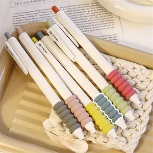 6-Pack Moka Sponge Cloud Grip Automatic Pencils, Replaceable Leads, 0.5mm Fine Tip, Plastic Core, Smooth Writing, Ideal for Drawing & School