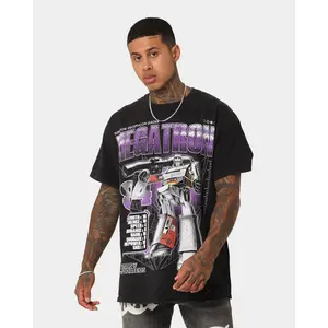73Studio X Transformers Megatron Vintage T-Shirt Black Wash