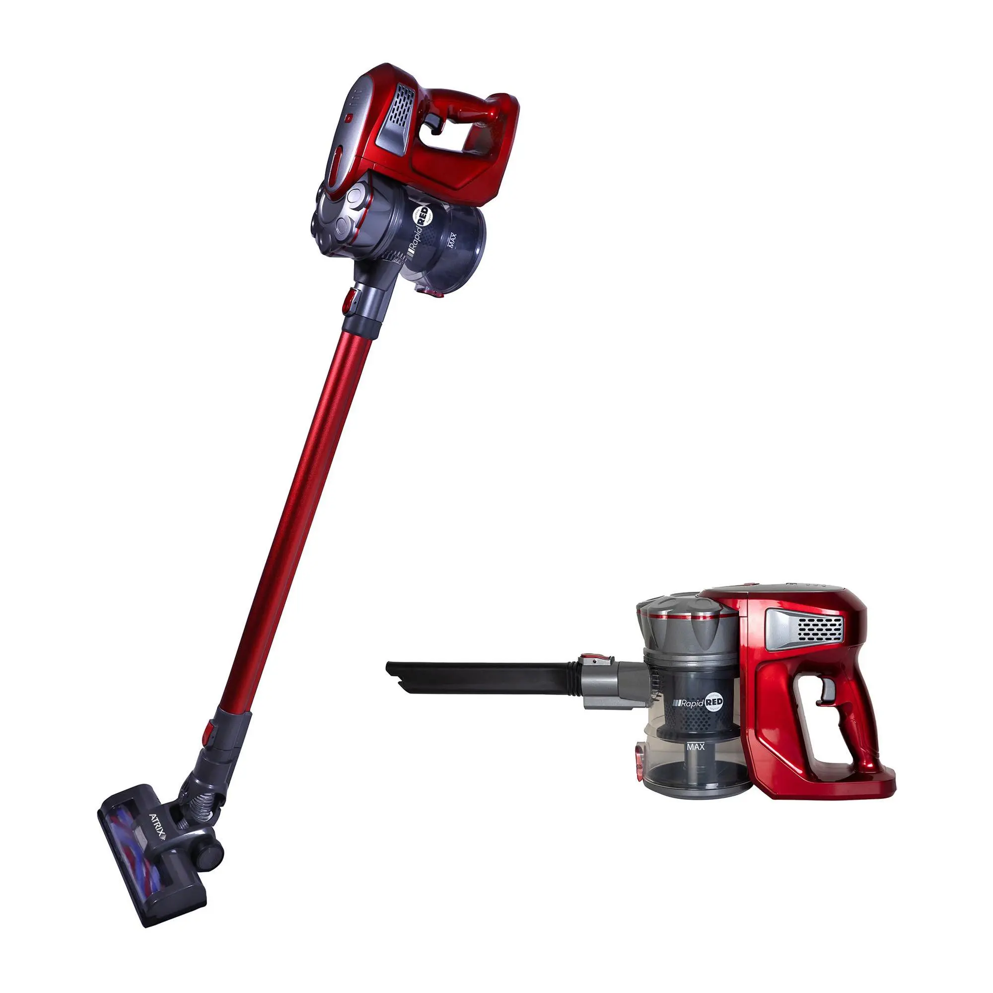 Atrix Rapid Red Cordless Stick Vacuum