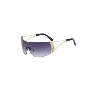 DAMAGE ASIA OPTICALS Rhinestone Frameless Sunglasses