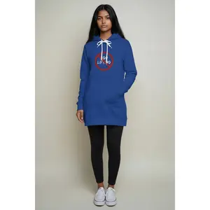 Centered | Hoodie Dress | Blue