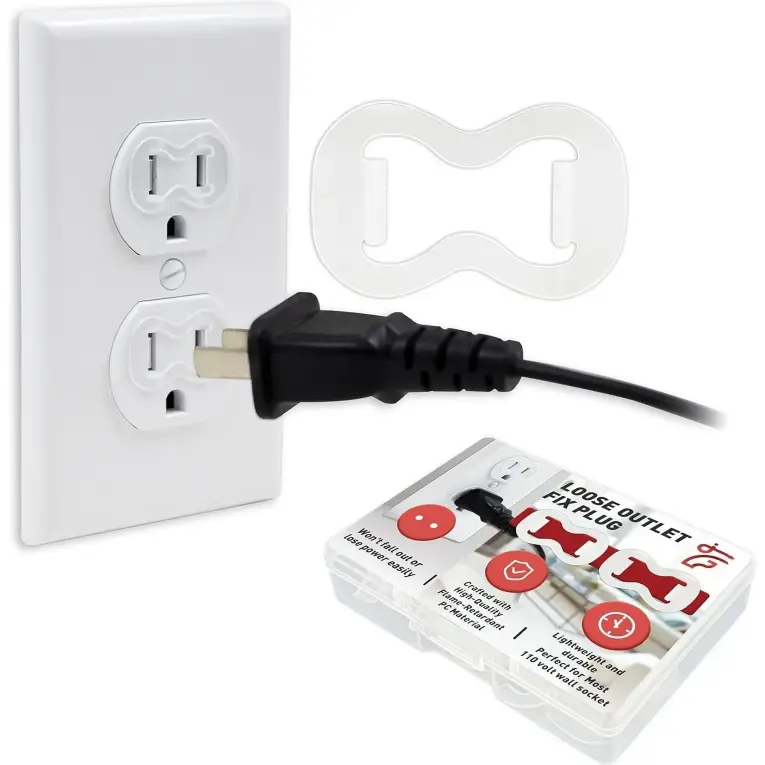 15-Pack Loose Outlet Fix Plug - Ensure Secure Connection for Power Plugs - Socket Extender Prevents Loose Socket Issues - Easily Fix Loose Outlets - Won't Fall Out or Cut Off Electricity