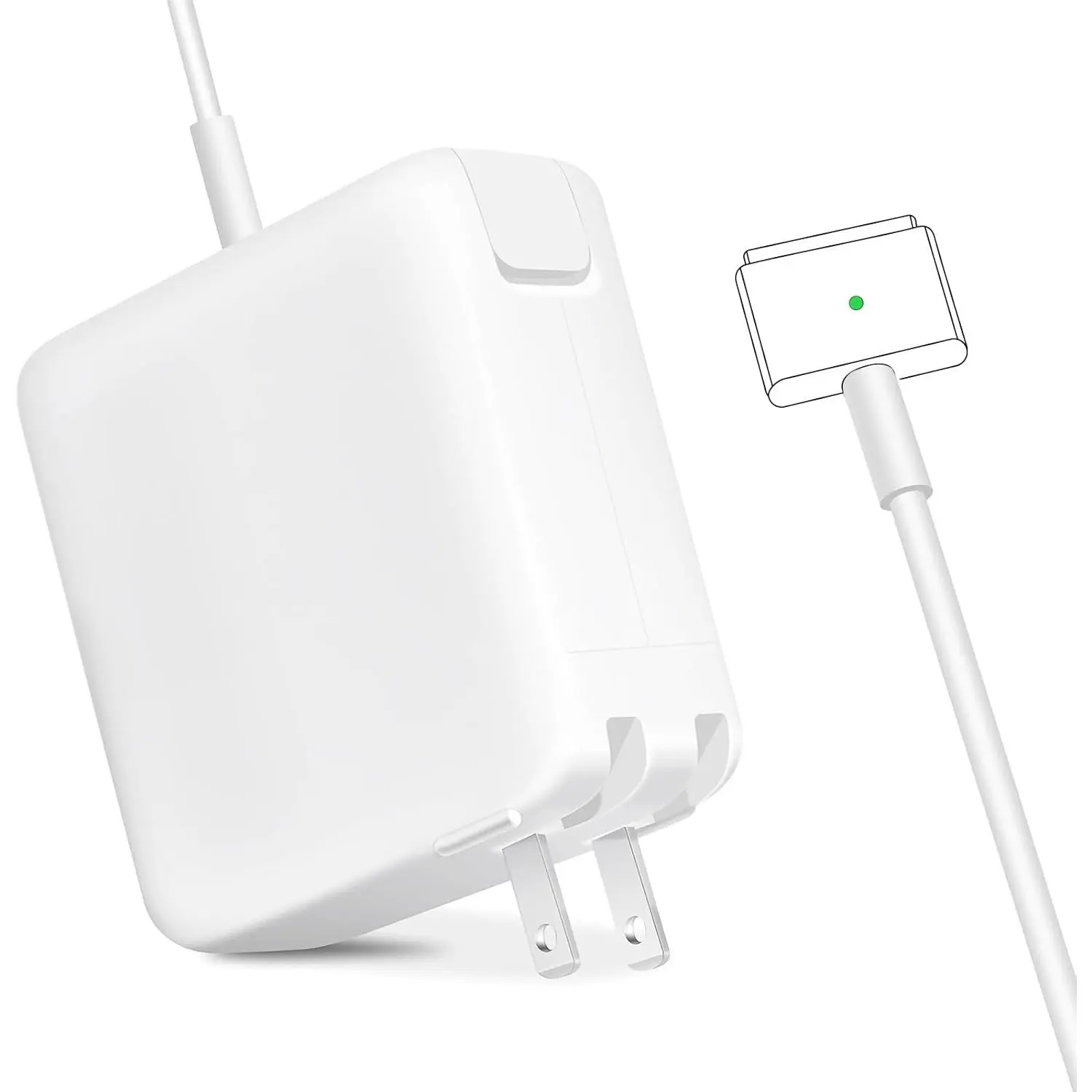 Book Air Charger Replacement for AC 45W Power T-tip Shape Connector Power Adapter for 11 inch and 13 inch (Between 2012-2017)
