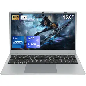 2026 Laptop 15.6 Inch Intel Pentium Gold 6500Y 13th Gen up to 3.4GHz 16GB RAM 512GB SSD 1920x1080 FHD Display Camera Privacy Shutter Slider Fast Performance Notebook for Everyday Work Entertainment
