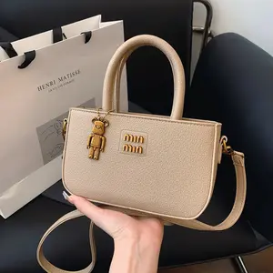 2025 New Trendy Women's Small Square Bag Minimalist Luxury Shoulder Bag for Mobile Phone Girl Fashion Crossbody Pouch Purse