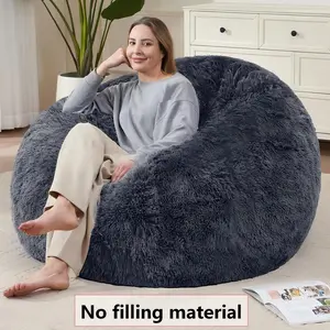 Unfilled Washable Super Soft Corduroy Plush Toy Storage Bean Bag Chair Cover, Adult Teenage Bean Bag Sofa, Comfy Cloud Couch, for Organizing Plush Toys or Textiles
