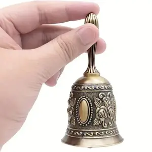 Brass Call Bell for Weddings & Parties - Hand-Played Musical Instrument for Kids & Adults - Elegant Sound for Celebrations, Events, and Special Moments