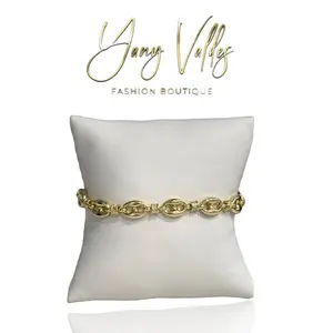 Gold Plated Chain Bracelet 7 Inches + Extension