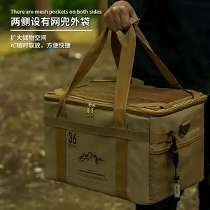 New Outdoor Multi-Functional Camping Tactical Storage Bag with Table Board Portable Handheld Gear Outdoor Miscellaneous Bag