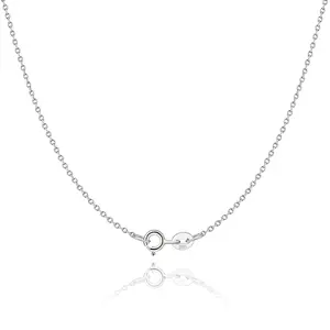[925 Sterling Silver] Ladies Necklace | Women's Jewelry | Teen Trendy Item | Chain/ Chain Jewelry | 1.2mm Cable Thin Silvery Chain, Sturdy & Anti-Oxidation, Long-Lasting Shiny | 16-24 Inches Optional | Christmas Gift |