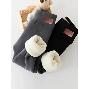 2-piece set of women's warm lined leggings - winter exercise leggings, high waisted yoga pants with warm wool lining, suitable for fitness and casual wear - super soft and elasticRAIMENTRY