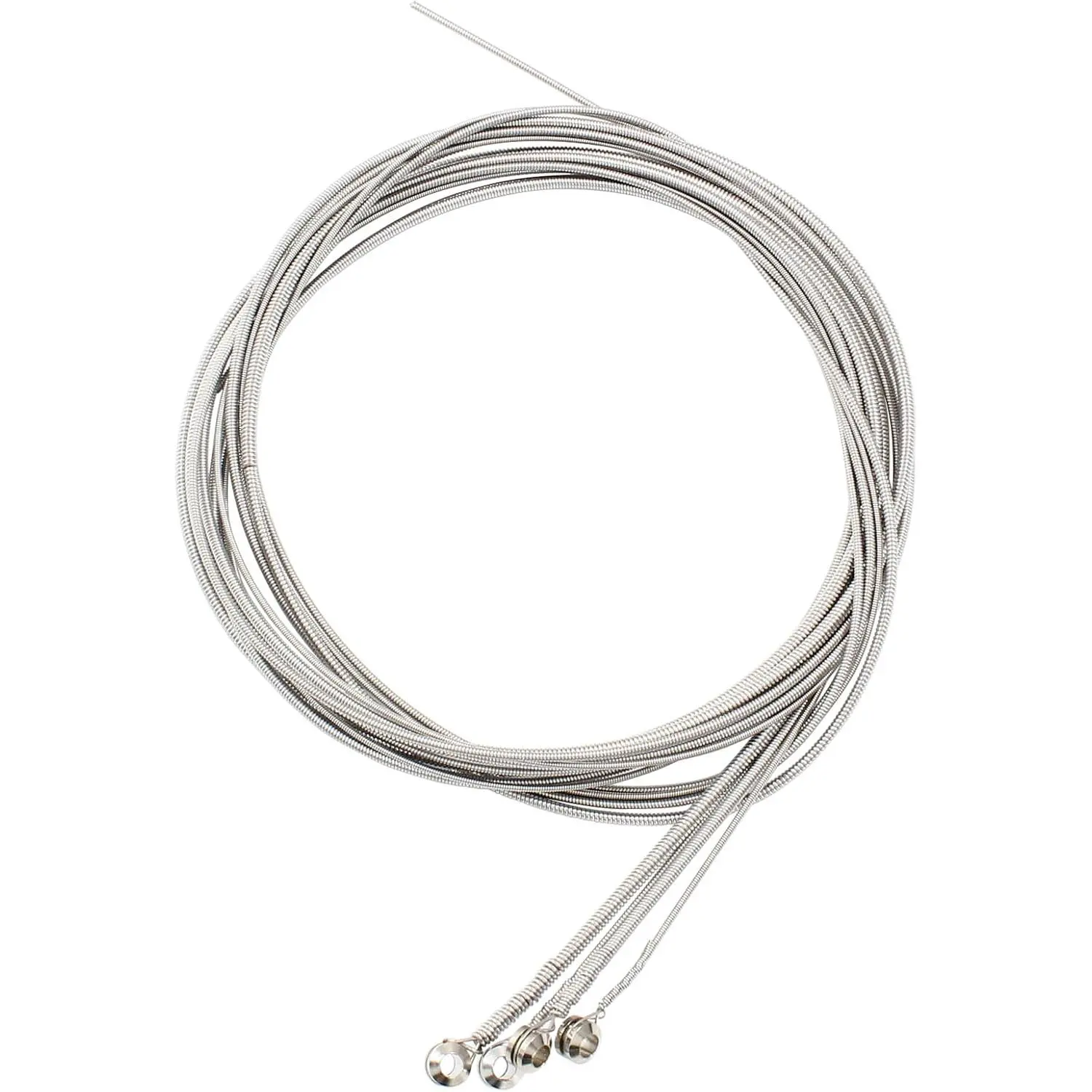 4 String Bass Guitar Strings Set, Stainless Steel Bass Strings, Precision Electric Bass 4 Strings Replacement Bass Instrument Accessories