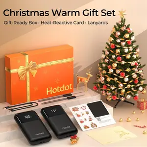 Hand Warmers Rechargeable Hand Warmers,2 Pack,4Heat Setting,Pocket-Sized,Winter Christmas Gift,Light Sleek Stylish,Greeting Card,Big Screen Display,for Raynauds,Golf,Hunting,Hiking,Camping,Skiing,Winter Sports,Women Purse Must Haves,High-tech Gifts outdoo