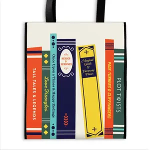 Literary Tales Reusable Tote -- Galison, Undefined