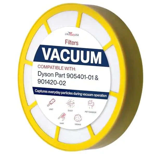 DC14 Replacement Washable Pre-Motor Vacuum Filter Compatible with Dyson Part 905401-01 & 901420-02 by LifeSupplyUSA