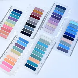 Sticky Tabs 1200 Pieces Book Tabs, Morandi Sticky Note Page Markers, 60 Colors Annotation Tabs, Book Annotation Supplies