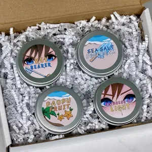 Destiny Islands Candle Sample Set | Kingdom Hearts Inspired Tin Candle Bundle | Sea Salt Ice Cream, Paopu Fruit & More