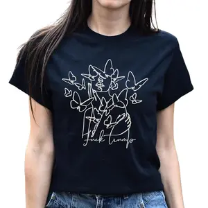 Subtle Fuck Trump, Unisex Crew Neck T-Shirt, Political Tee, Feminist Shirt, Gifts for Her, Anti Trump Shirt 239BPZ