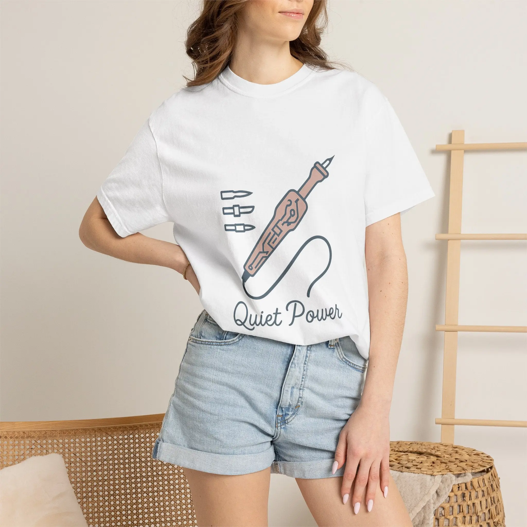 Electrical Engineer T-Shirt – Vintage-Wash Garment-Dyed Tee | Quiet Power