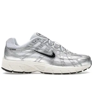 Nike Men's P-6000 White Metallic Silver Flat Silver Black, from StockX Nike Men's P-6000 White Metallic Silver Flat Silver Black, from StockX