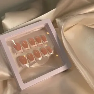 White Croc French Tip Set High Gloss