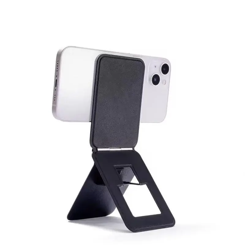 Magnetic Desktop Phone Holder, Compatible with iPhone 17 and 16 series models, Adjustable Angle Desktop Phone Stand, Portable Foldable Phone Holder for iPhone 17Air 15 14 13 Pro Max Plus, Multifunctional Phone Stand, Cell Phone Stand, PU