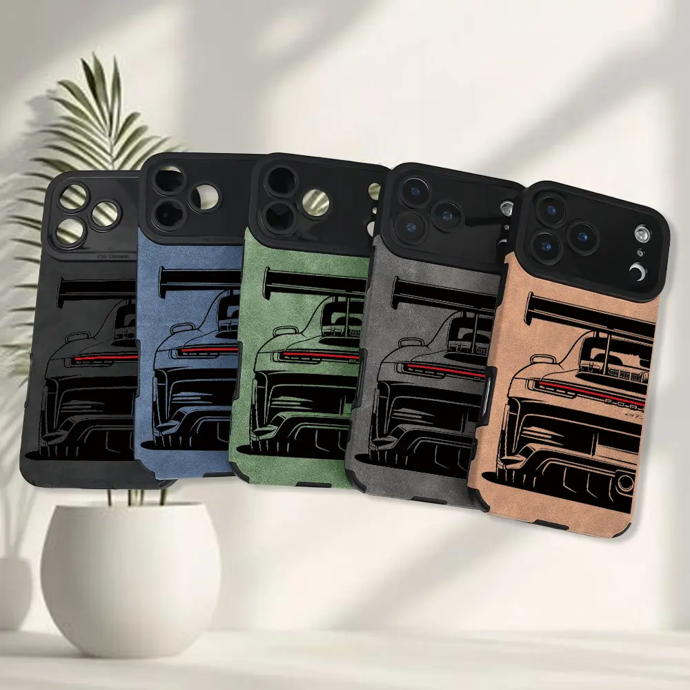 1pc Sports Car-Inspired Phone Case: Luxurious, Elegant, Yellowing-Resistant, Stain-Resistant, Shock-Resistant, Stylish, New, Trendy, Creative, UV-Printed for iPhone 17 Series, 16, 15, 14, 13, 12, 11