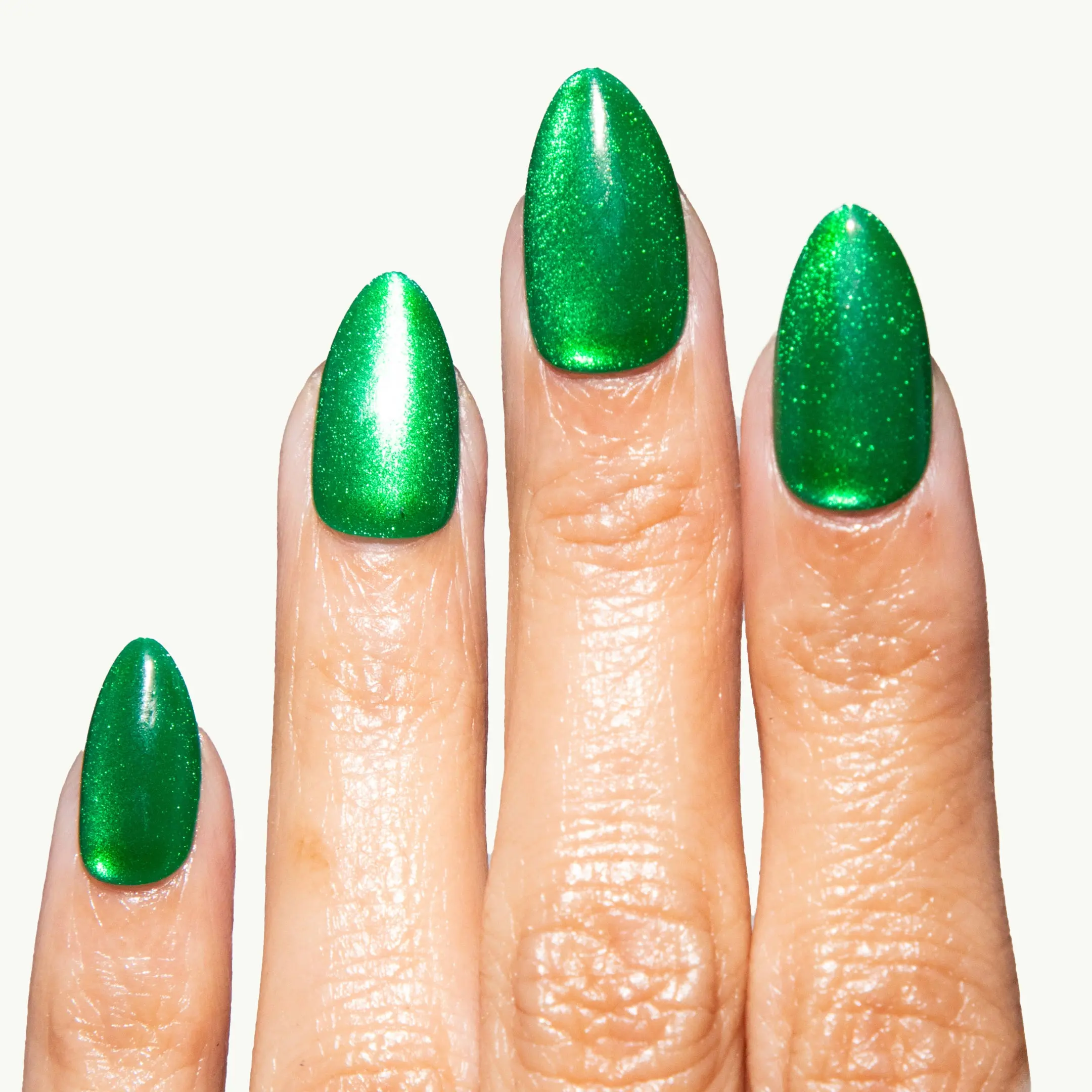 Chillhouse Chill Tips Press On Nails | Emerald Tower - Almond