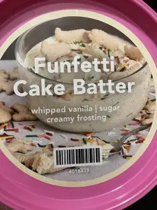 Funfetti Cake Batter 3.75 oz Bag - Whipped Vanilla Sugar Creamy Frosting - Soft Soy Wax & Fragrance Oils for Long-Lasting Fragrance Experience
