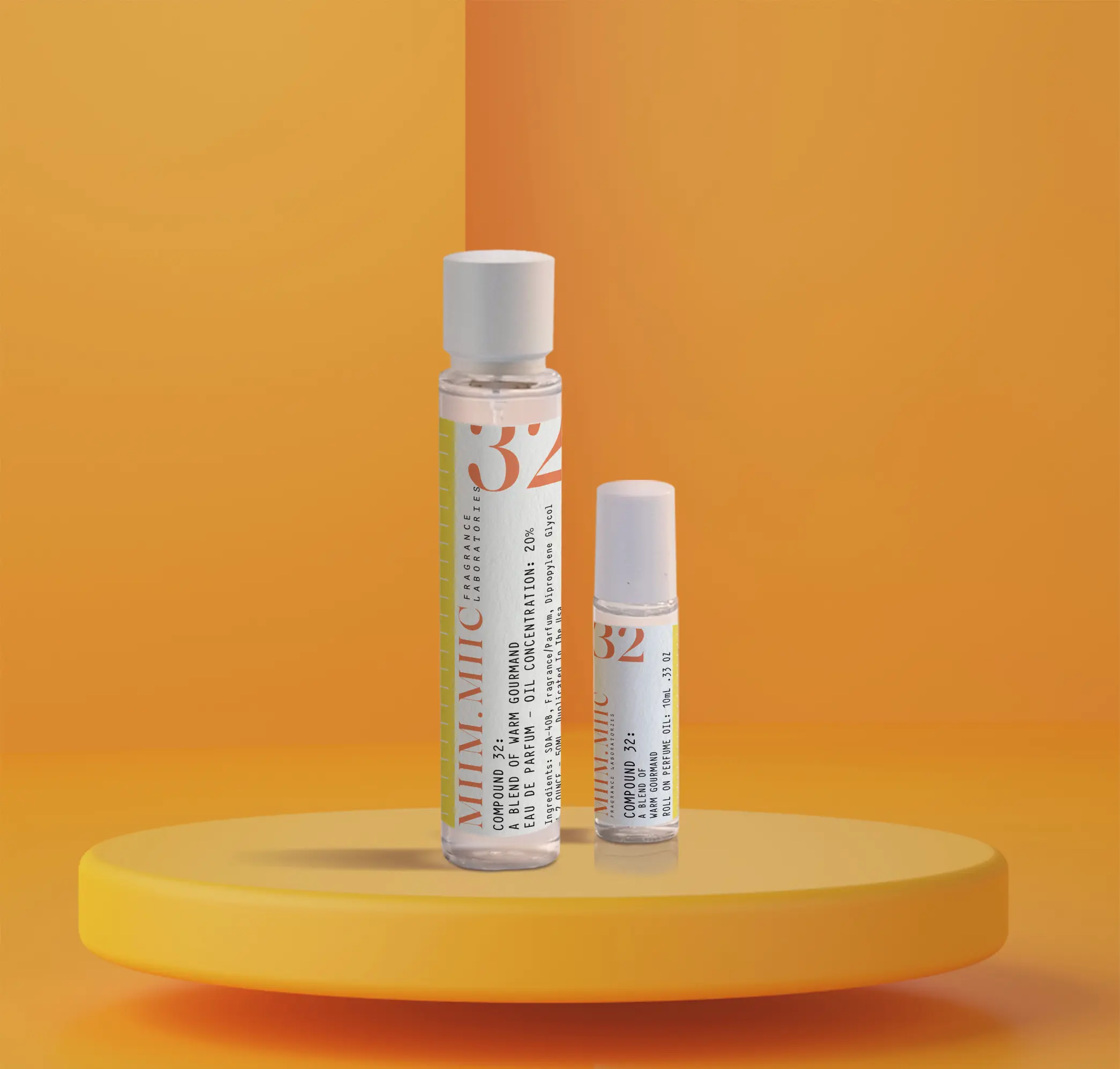 Warm Gourmand No. 32 Duo Set - Perfect for Cozy Nights Cruelty Free Fragrance Edp Tester