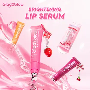 [New Launch] Glad2Glow Brightening Lip Serum | Lightweight Hydrating Tint with Free Charm & Smooth Texture Lip Perfector