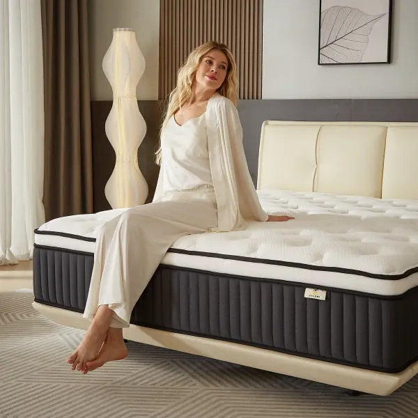 ZYLUMI] Hybrid Memory Foam Mattress 8/10/12/14 Inch Medium Firm