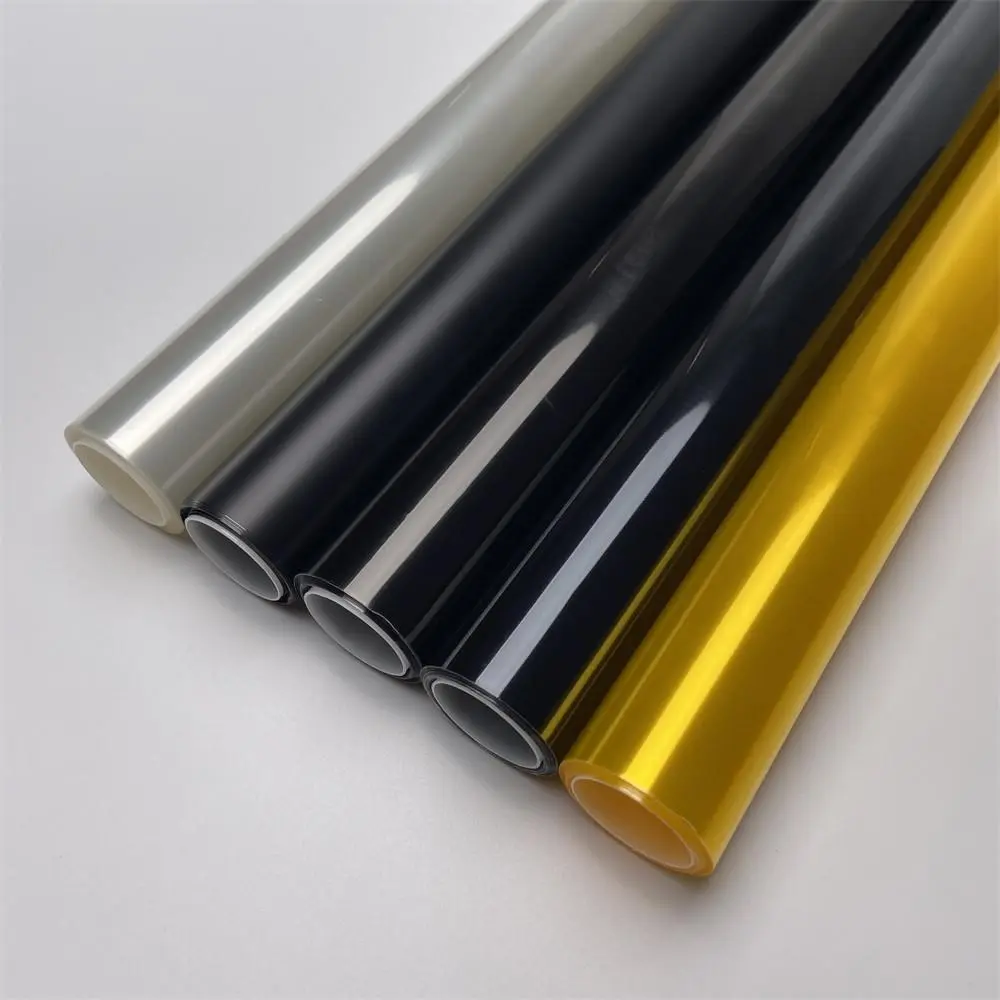 Car Headlight Film Taillight Tint Vinyl Wrap Clear Light Black Yellow Motorcycle Adhesive Decorative Styling Cover For Lights