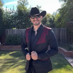 Saco Vaquero Bordado de Satin
