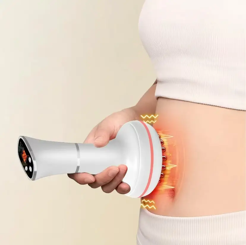 Electric Massager, portable relief Massage Brush with heating, 3000mAh long-lasting battery, full-body care, abdominal, leg, arm massage relaxation tool a body care device suitable for women, the elderly, and athletes, SummerFinds tired muscle