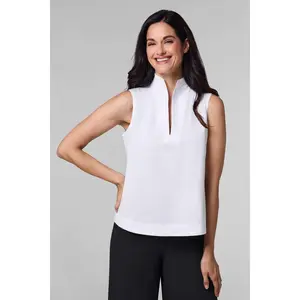 Women's Cape Coral Stand Collar Blouse | White