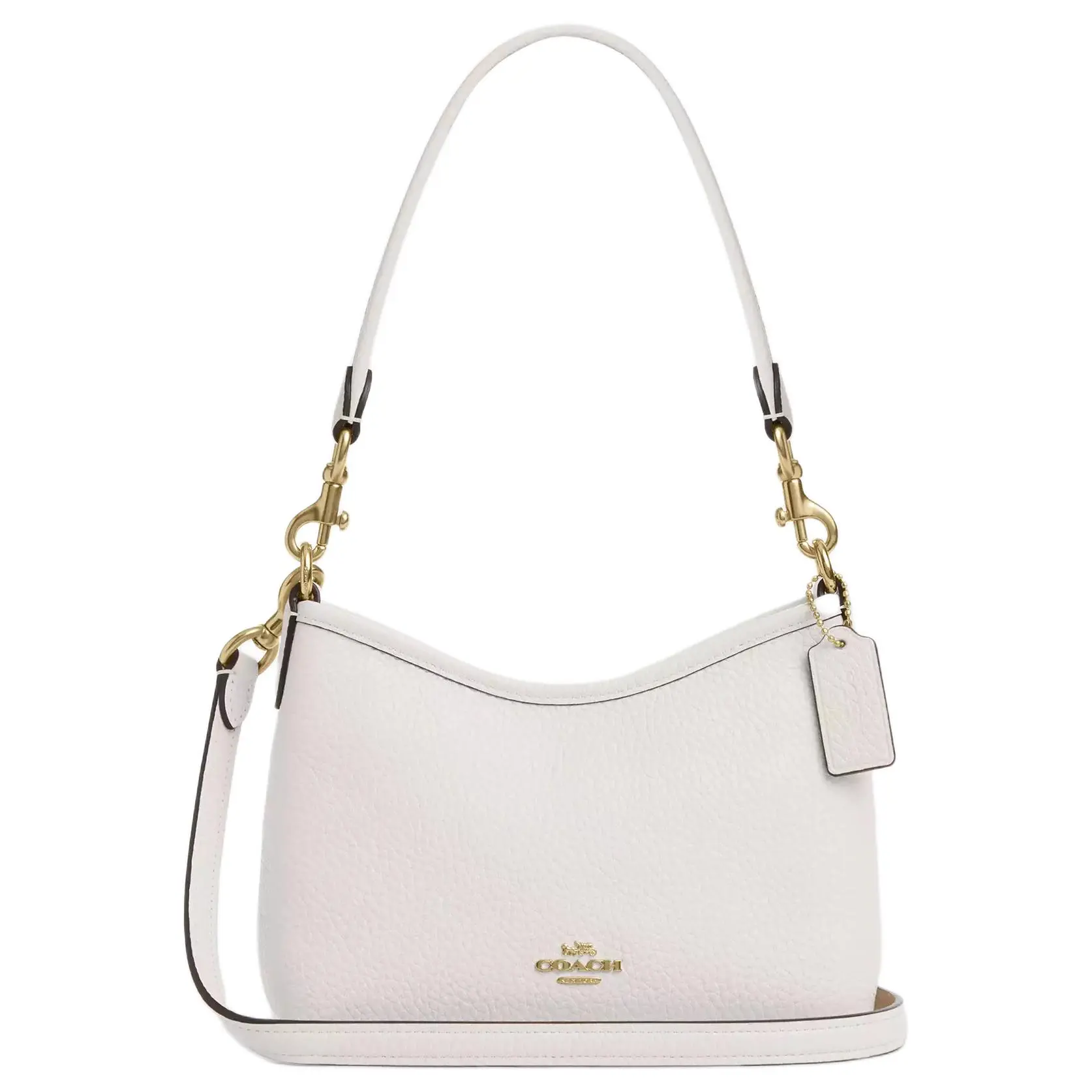 COACH Laurel 19 Logo Leather Crossbody Shoulder Bag in Pink for Women