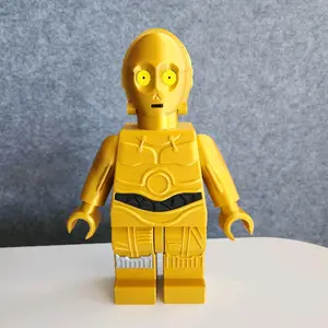 3D Printed C3PO Big Bricks - 8.5 inch Display Piece