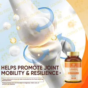 Loving Tree Turmeric Gummies | For High-Intensity Training, Recovery & Joint Support | With 95% Curcumin, Combined with Black Pepper, Saw Palmetto & Pumpkin Seed Oil