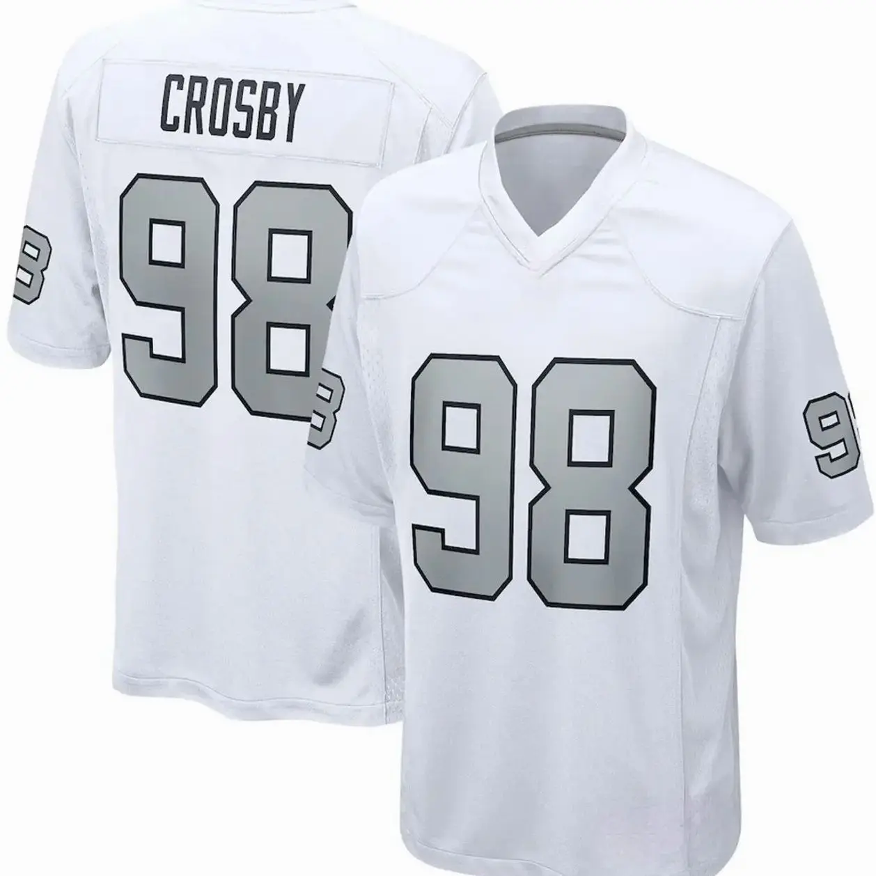 Unisex Football inspired by Crosby Las Vegas 98 Home Game Jersey - Black