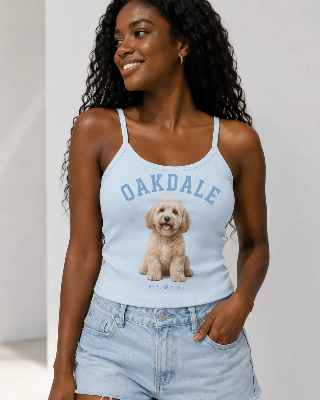 Oakdale Est. 2024 Doodle Tank Top