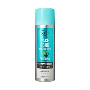 KISS Colors & Care Lace Bond Adhesive Spray Ultimate Hold 11.1 oz. - Adhesive for Lace Frontals, Sweat Proof, Water-Resistant, Fast Drying
