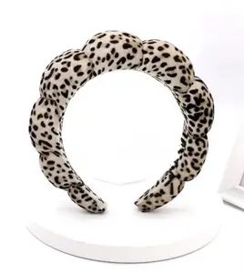 Cheetah print spa headband