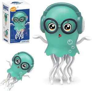 CreatYear Magic Dancing Jellyfish Toy with LED Lights & Music – Smart Robotic Pet and Sensory Desk Decor for Kids